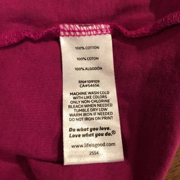 π©·EUC Life is Good Smooth Graphic Tee - Size Small - Picture 5 of 5